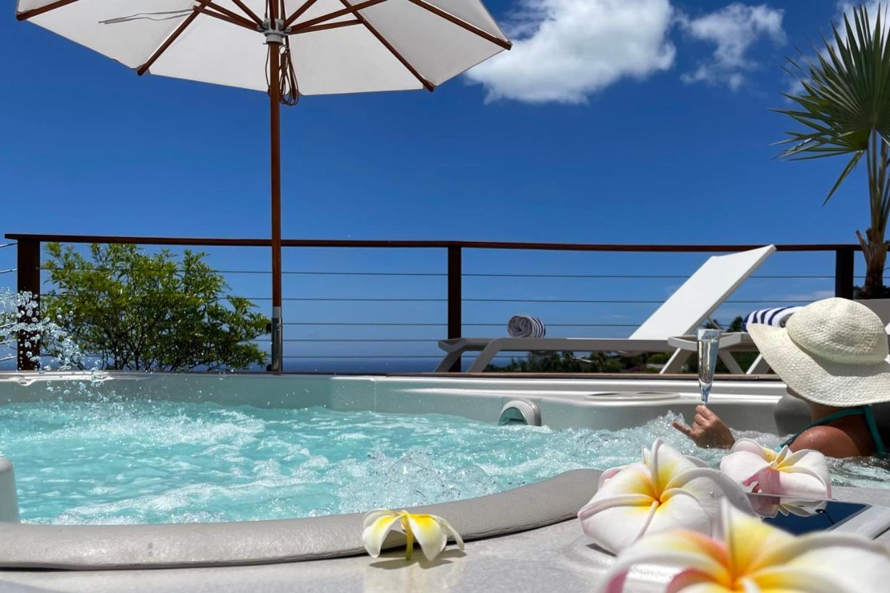 Villa Manuiti, Balinese Luxury Home - Private Swim Spa, Ocean View - Ofyr Bbq - Koi Pond Punaauia  Exterior photo